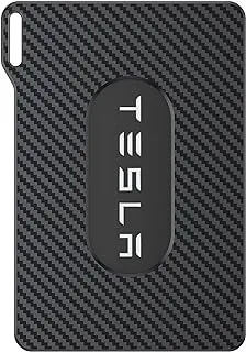 Key Card Holder For Tesla Model 3 Y Carbon Fiber Card Keychain Key Protective Card Shell Case Card Keychain Accessories