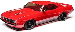 سيارة Losi RC 1/10 1969 Chevy Camaro V100 AWD بطارية RTR وشاحن غير متضمنين، أحمر LOS03033T1