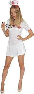 Mad Toys Nurse Adult or Teens Cosplay Halloween Roleplay Theme Party Profession Costumes, Large UK 16-18