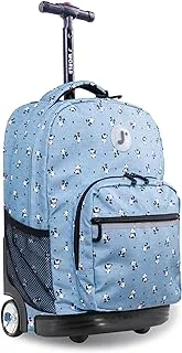 J World New York unisex-adult Sunrise Rolling Backpack