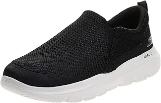 Skechers Go Walk Evolution Ultra - Impeccable Walking Shoe for men, Black/White, 42 EU X-Wide