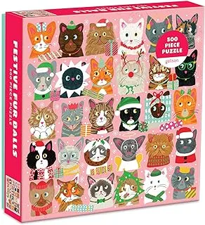 Festive Furballs 500 Pc Puzzle