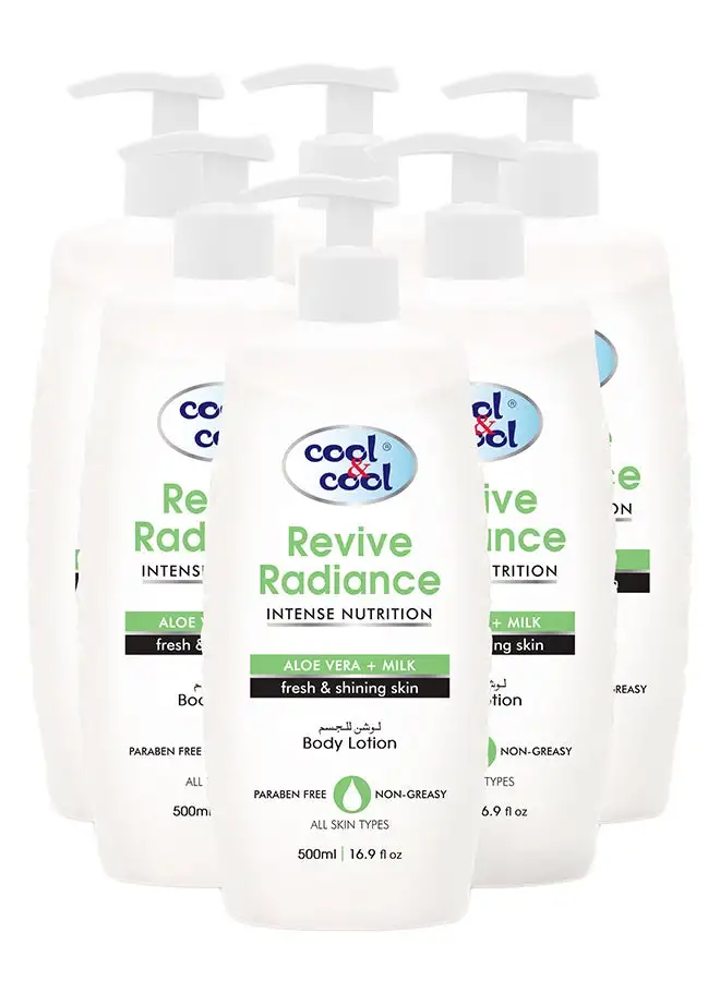 cool & cool Revive Radiance Body Lotion, 500ml x 6