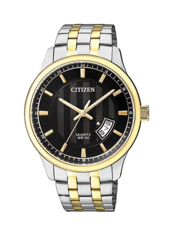 CITIZEN Men's Stainless Steel Analog Wrist Watch BI1054-80E - 30 mm - Silver/Gold