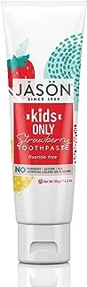 JASON Kids Only Fluoride-Free Strawberry Toothpaste, 4.2 Ounce Tube