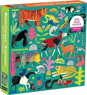 Rainforest Animals 500 Piece Family Puzzle