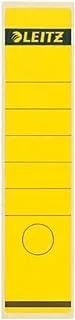 Spine Label long wide 10pcs yellow