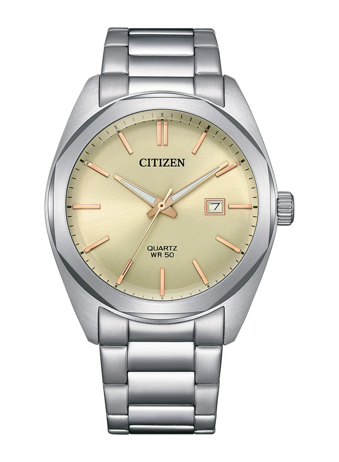 CITIZEN Men's Analog Round Shape Stainless Steel Wrist Watch BI5110-54B - 41 Mm