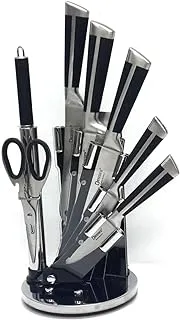 Dessini Knife set with 360 Rotating stand