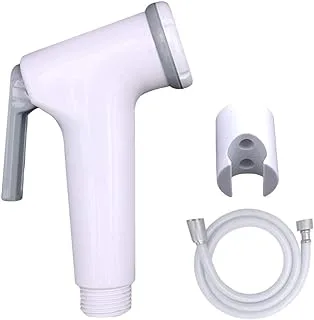 Uni flo Shattaf Set - Handheld Bidet Sprayer for Toilet with Hose and Wall Holder - Made in UAE