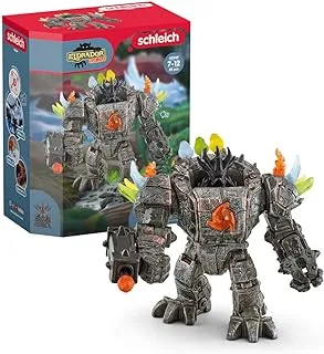 Schleich Eldrador 20-Piece Robot Toy Playset for Boys and Girls Ages 7+, Master Robot with Mini Creature, Multi