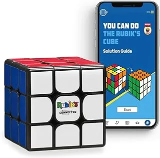 Rubik's Connected - The Connected Electronic Cube That Allows You to Compete with Friends & Cubers Across the Globe. App-Enabled STEM Puzzle For All Ages And Capabilities