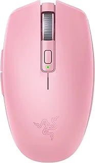 Razer Orochi V2 Mobile Wireless Gaming Mouse - Ultra Lightweight, 2 Wireless Modes, Up to 950 Hr Battery Life, Mechanical Mouse Switches, 5G Advanced 18K DPI Optical Sensor - Quartz Pink