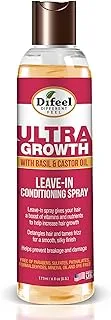 Difeel Ultra Growth Basil & Castor Hair Oil Leave in Conditioning Spray 180ml