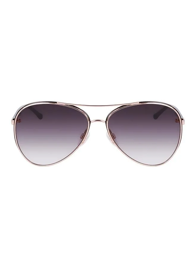 Donna Karan Women's Full Rim Acetate Aviator Sunglasses DO302S 5914