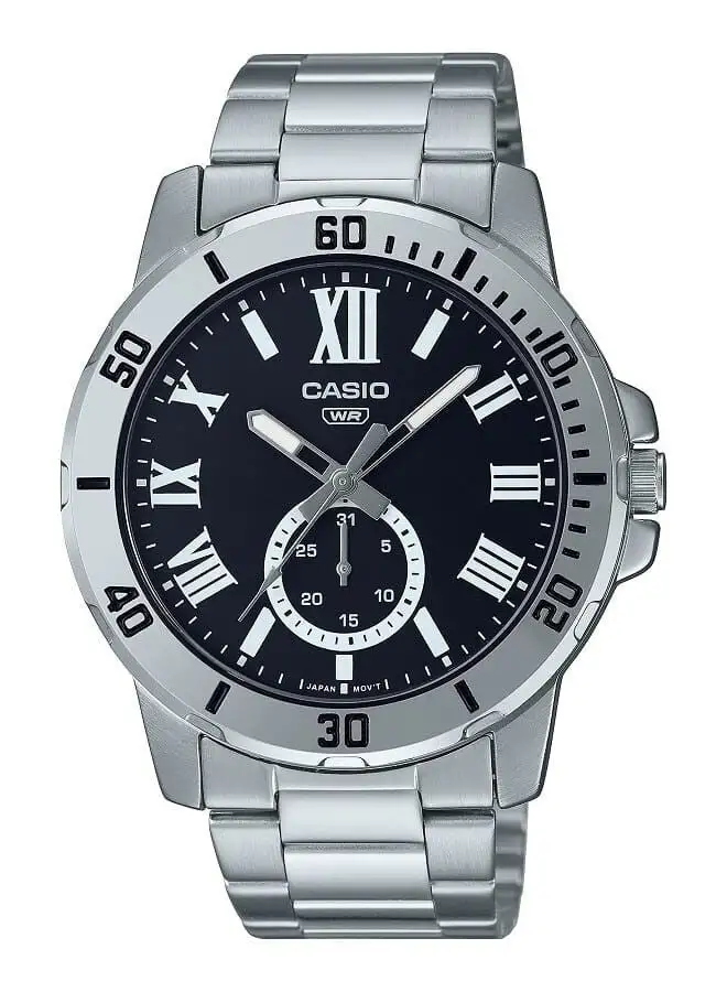 CASIO Stainless Steel Analog Wrist Watch MTP-VD200D-1BUDF