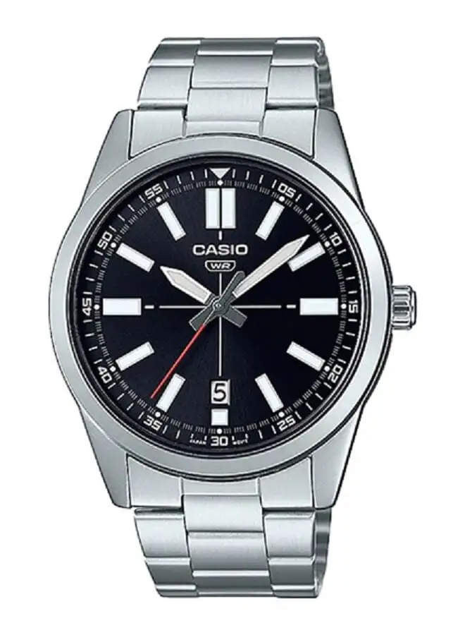 CASIO Stainless Steel Analog Wrist Watch MTP-VD02D-1EUDF