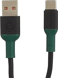 كابل Green Lion USB-A إلى Type-C TPE بطول 3 متر - أسود