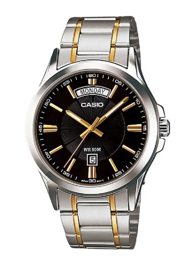 CASIO Stainless Steel Analog Wrist Watch MTP-1381G-1AVDF