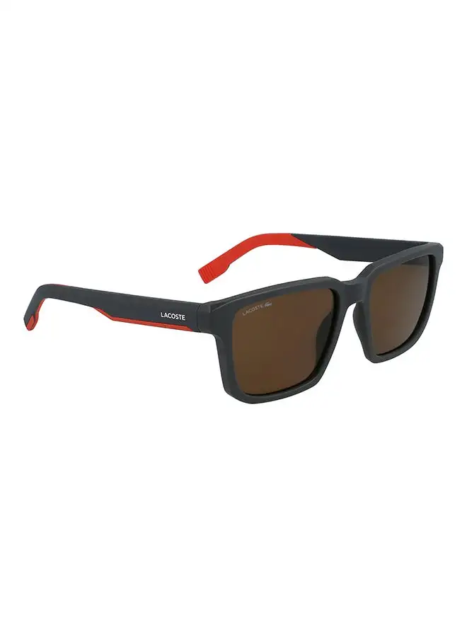 LACOSTE Men's Rectangular Sunglasses - L999S-024-5518 - Lens Size: 55 Mm