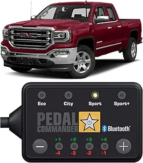 PEDAL COMMANDER for GMC Sierra 2007-2018 Throttle Response Controller Fits: 1500, 2500HD, 3500HD, Base, SLE, SLT, Denali for GMC Sierra Accessories Performance Parts Truck Tuner