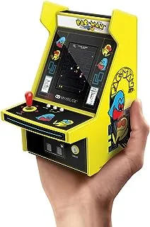 My Arcade Pac-Man Micro Player: ماكينة أركيد صغيرة مقاس 6.75 بوصة، لعبة فيديو قابلة للتشغيل بالكامل وقابلة للتجميع