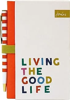 Joules Bright Side Living The Good Life B7 Notebook and Pen