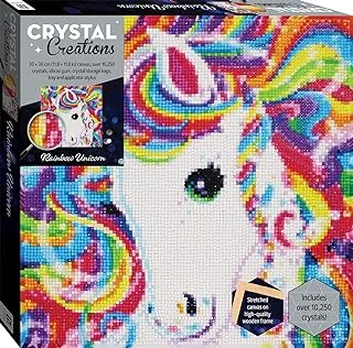 Crystal Creations Canvas: Rainbow Unicorn