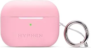 HYPHEN Silicon AirPods Case| 360 Degree Protection Soft Touch | Compatible With Apple AirPods Pro 2nd Gen Silicon Case - Pink