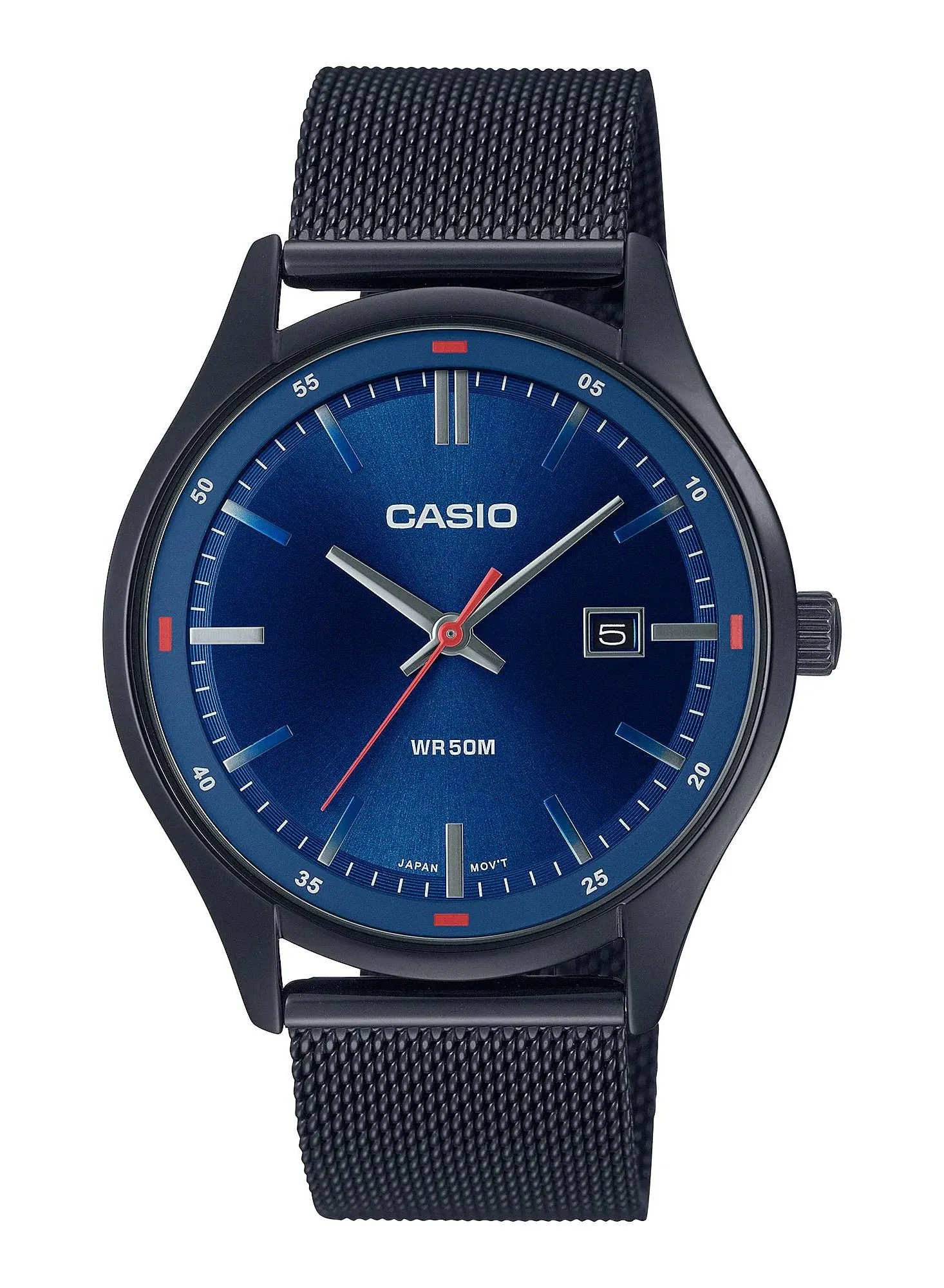 CASIO Water Resistant Analog Quartz Stainless Steel Men's Watch - MTP-E710MB-2AVDF