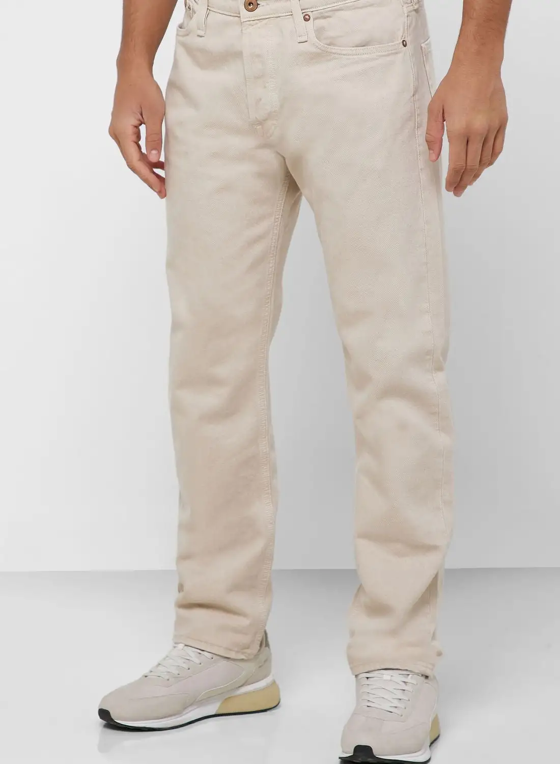 JACK & JONES Mid Wash Slim Fit Jeans