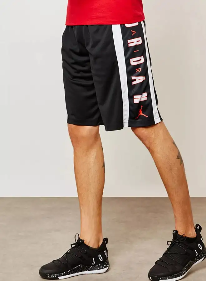 Nike 3 In Rise Shorts Black/White/Red