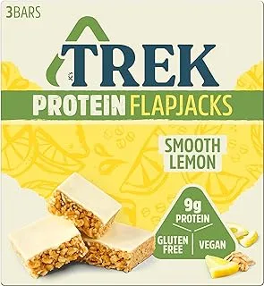 TREK Protein Oat bar - Smooth Lemon - Plant-based power - Gluten Free - 50g x 3 bars