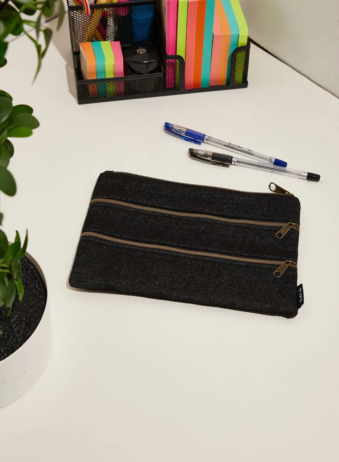 Typo Double Campus Pencil Case