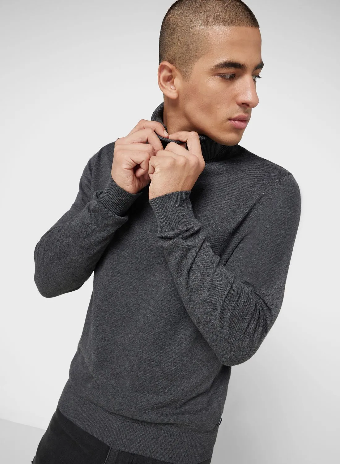 JACK & JONES Turtle Neck Knitted Sweater