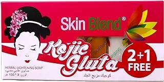 Skinblend Kojic Gluta Herbal Lightening Soap 135Gm 2+1 Free