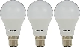 مجموعة مصابيح LED 5W B22 من Oshtraco مكونة من 3 قطع، ضوء نهاري