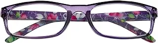 Zippo 31Z-B12-PUR250 Rectangular +2.50 Reading Glasses for Unisex, Purple