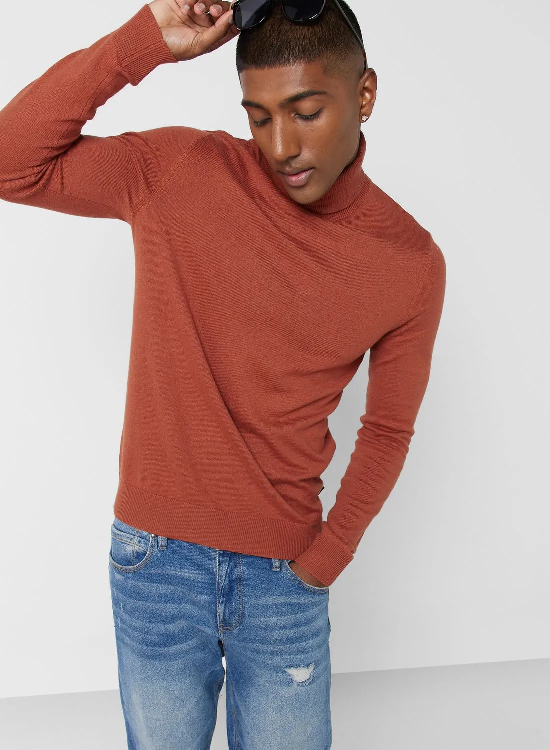 JACK & JONES Turtle Neck Knitted Sweater