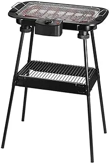 EDP 07643 Electric Barbecue Standing 2000 W, Black