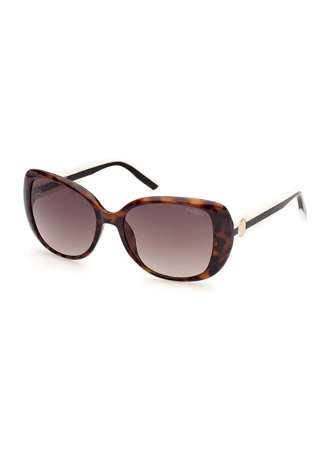 GUESS Women's UV Protection Square Shape Sunglasses - GU782253F56 - Lens Size: 56 Mm