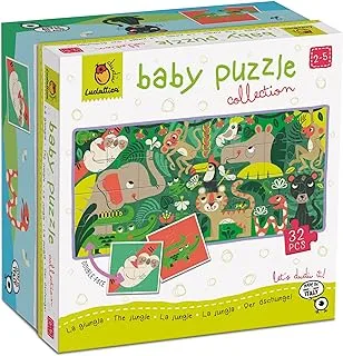 Ludattica Dudu Baby Puzzle Collection The Jungle; Toddler - fun- Devlopment Game- Learning and Educational