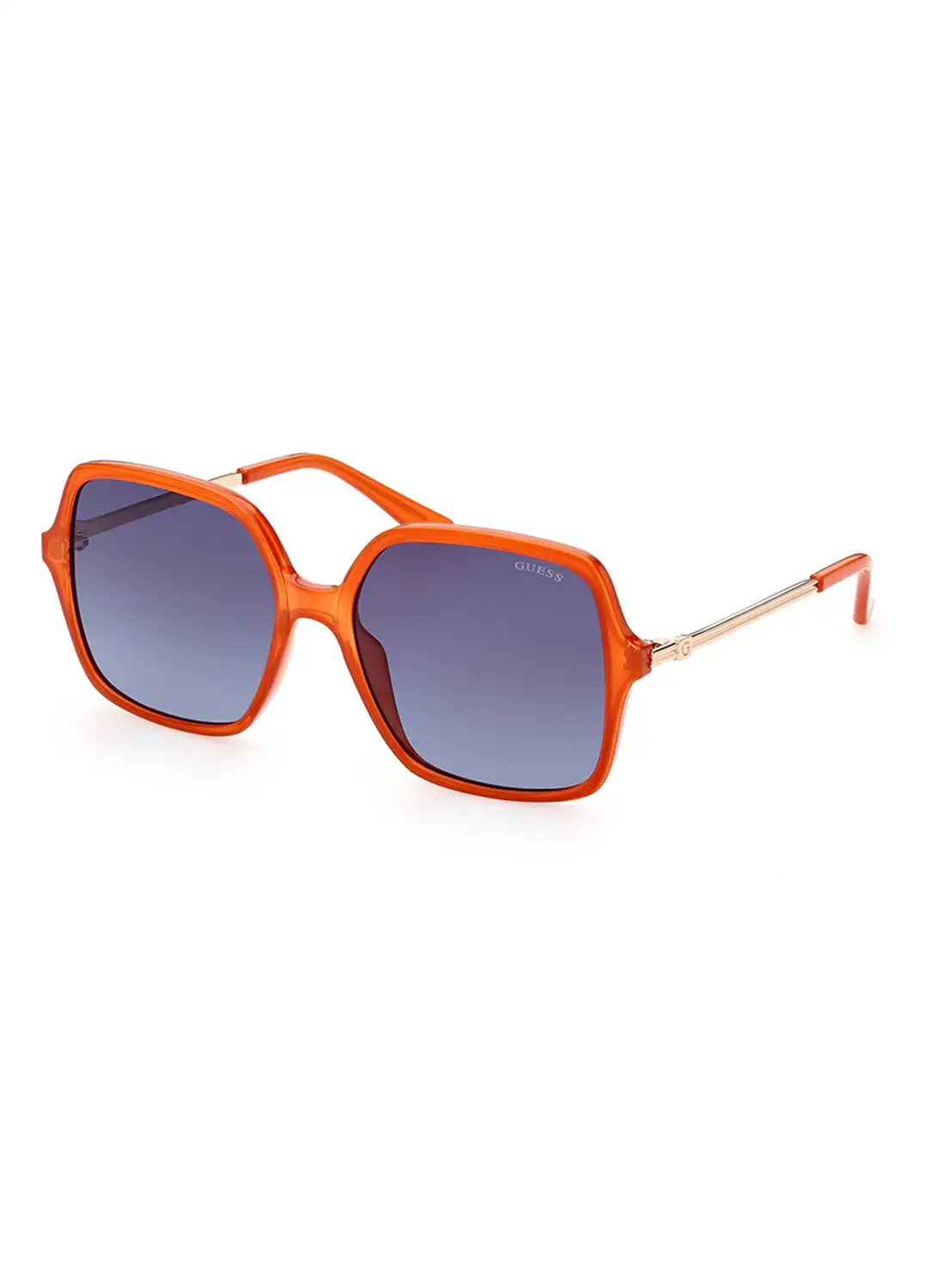 GUESS Women's UV Protection Square Shape Sunglasses - GU784544W57 - Lens Size: 57 Mm