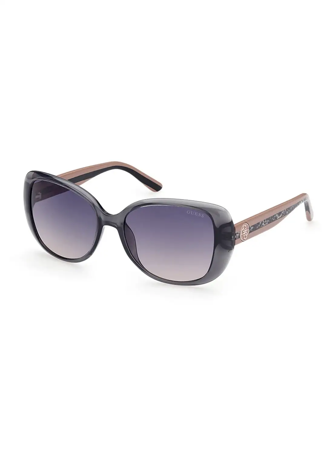 GUESS Women's UV Protection Square Shape Sunglasses - GU782220B56 - Lens Size: 56 Mm