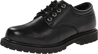 Skechers Work Cottonwood Elks Mens Black Shoes