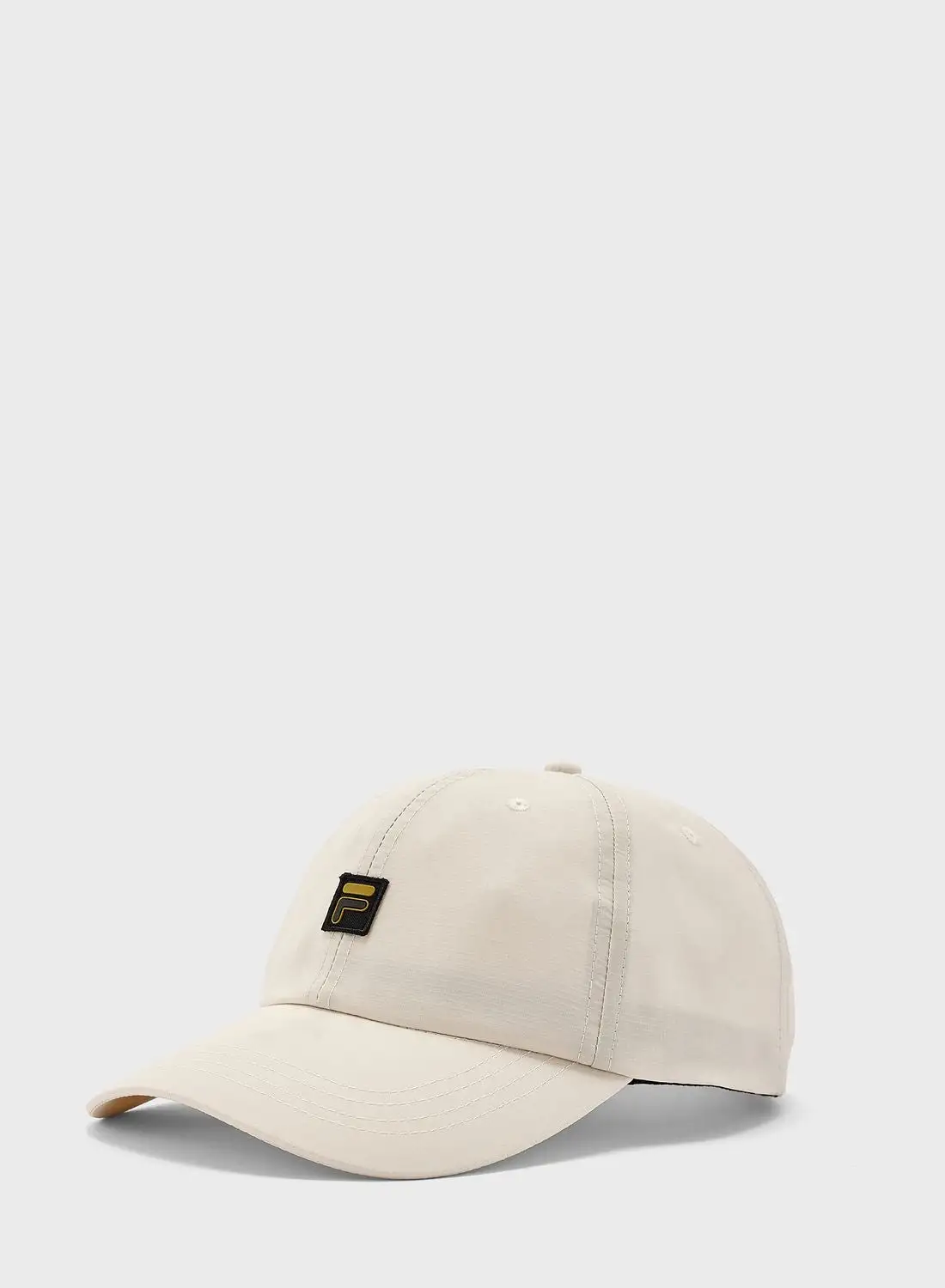 FILA Gold F-Box Logo Baseball Bap