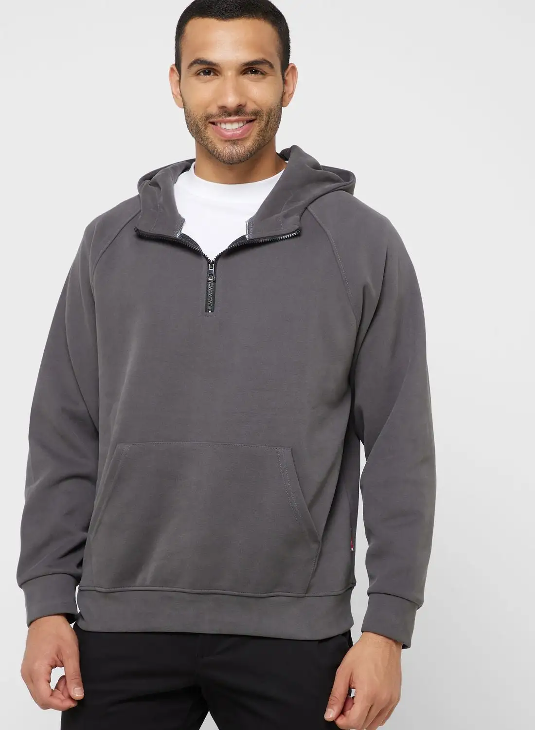 Seventy Five Zip Front Polo Sweatshirt