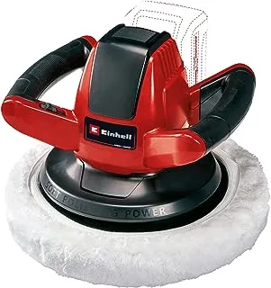 ملمع وعازل السيارة اللاسلكي من Einhell Power X-Change - 18 فولت، 2500 دورة في الدقيقة، ملمع قرص 254 مم يعمل بالبطارية - آلة تلميع منفردة CE-CB 18/254 Li (البطارية غير متضمنة)