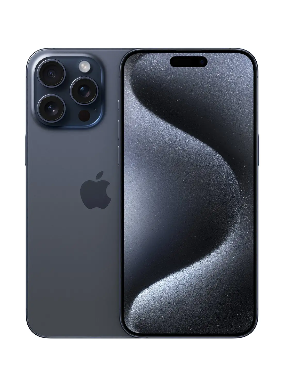 هاتف Apple iPhone 15 Pro Max بسعة 256 جيجابايت باللون الأزرق تيتانيوم 5G مع تطبيق FaceTime - إصدار عالمي