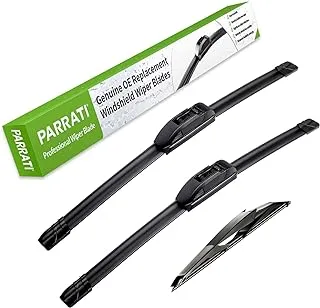 PARRATI® High Performance Premium All-Season Automotive Windshield Wipers with Rear Wiper Blades Replacement for 2007-2015 Lincoln MKX 2007-2014 Ford Edge,Easy to Install 26